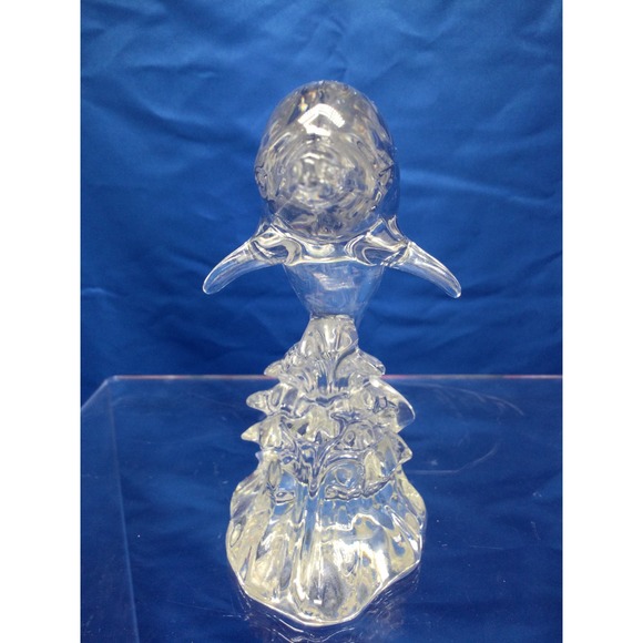 German Wonders of the Wild Lead Crystal Dolphin Figurine - Picture 2 of 6